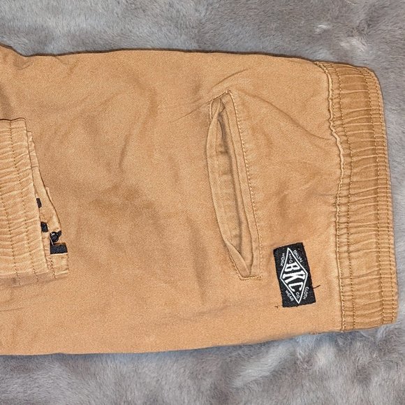 Men's BKC Tan Drawstring Pants Size Medium - Picture 4 of 5